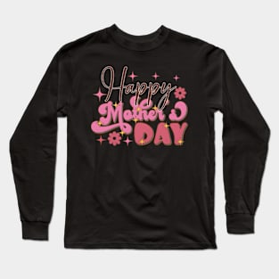 HapMothers Day Floral For Mom Grandma Long Sleeve T-Shirt